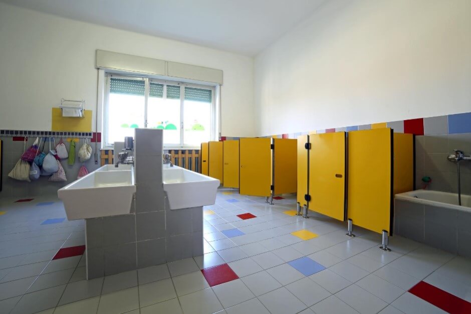 łazienka w przedszkolu